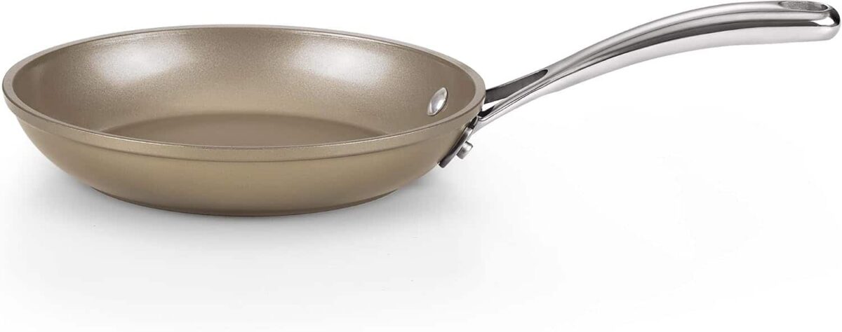 3e184f18-fdf5-4d83-97e5-62761932d30f.jpg Cooks Standard - 10.5 in. Classic Hard Anodized Ceramic Nonstick Aluminum Skillet Egg Omelette Frying Pan - bronze