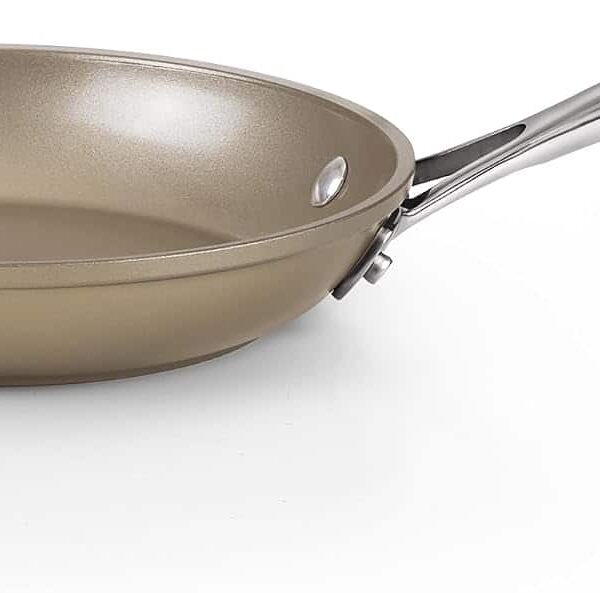 3e184f18-fdf5-4d83-97e5-62761932d30f.jpg Cooks Standard - 10.5 in. Classic Hard Anodized Ceramic Nonstick Aluminum Skillet Egg Omelette Frying Pan - bronze