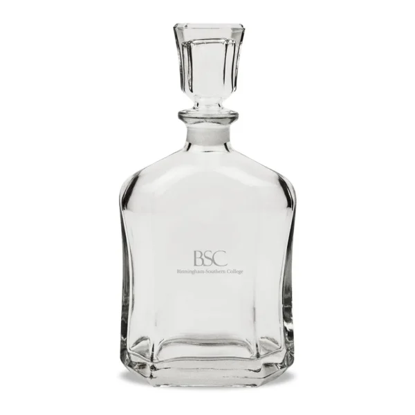 3e43e06e-3584-4a77-8915-0516ede3bcd8.jpg Jardine - Birmingham-Southern Panthers 23.75oz. Crystal Whisky Decanter - Multicolor