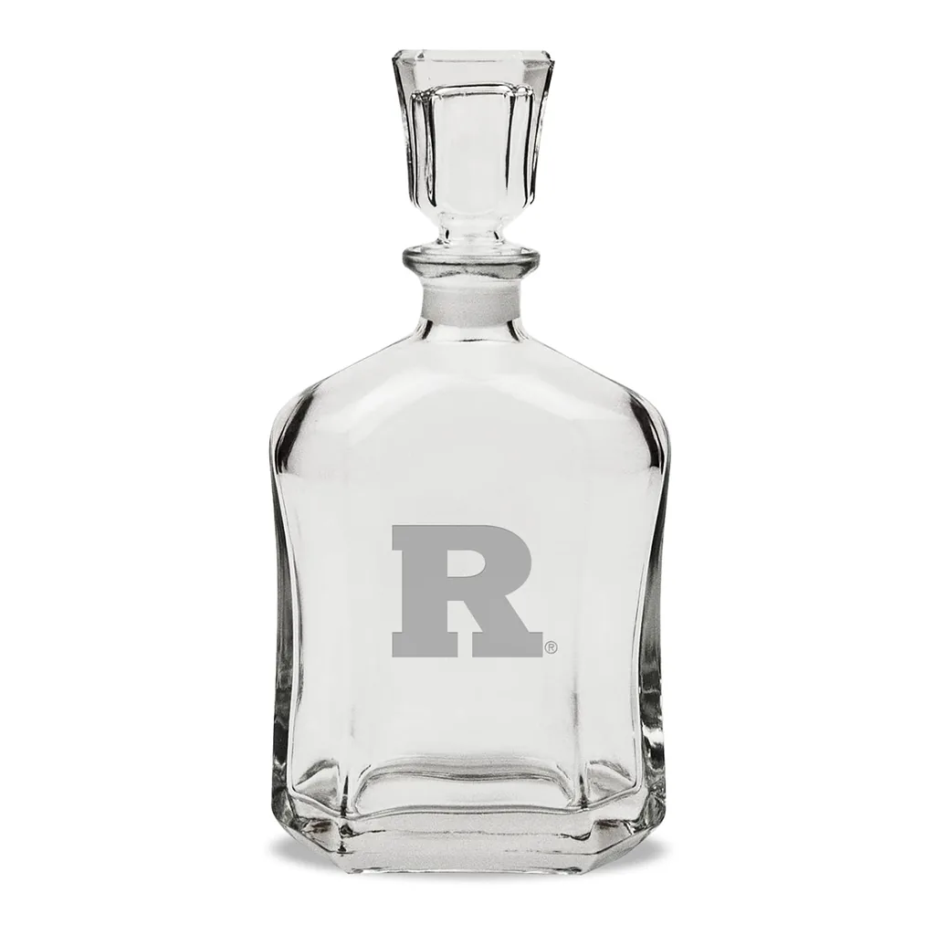 3f0de8b7-aea3-4b58-b0c4-9ea24cd11843.jpg Jardine - Rutgers Scarlet Knights 23.75oz. Crystal Decanter - Multicolor