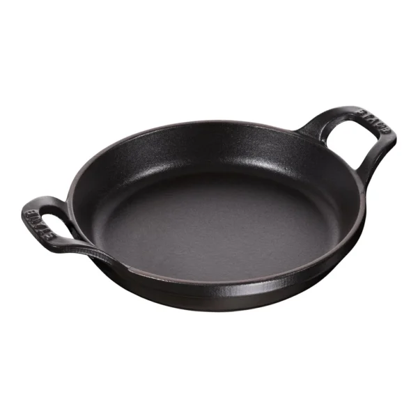 3f3a1277-3ecb-40a7-a7b0-9538136a49c6.jpg Staub - Cast Iron 6-inch Round Gratin Baking Dish - Matte Black