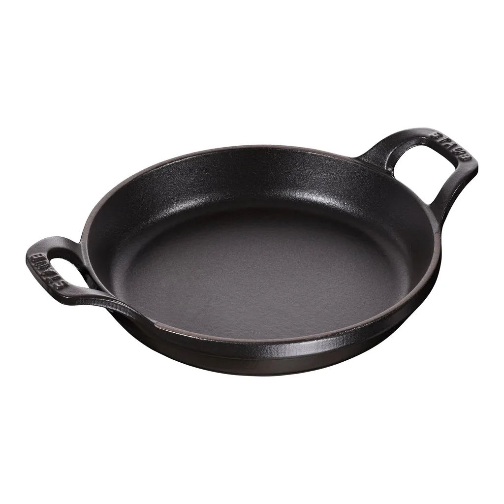 3f3a1277-3ecb-40a7-a7b0-9538136a49c6.jpg Staub - Cast Iron 6-inch Round Gratin Baking Dish - Matte Black