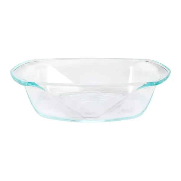 3ff550c8-7746-4081-9069-f408ccece5ae.jpg Gibson - Soho Lounge Carnegie Hill 10 inch x 5.9 Inch x 2.6 Inch Tempered Glass Loaf Pan with Built in Handles - Clear