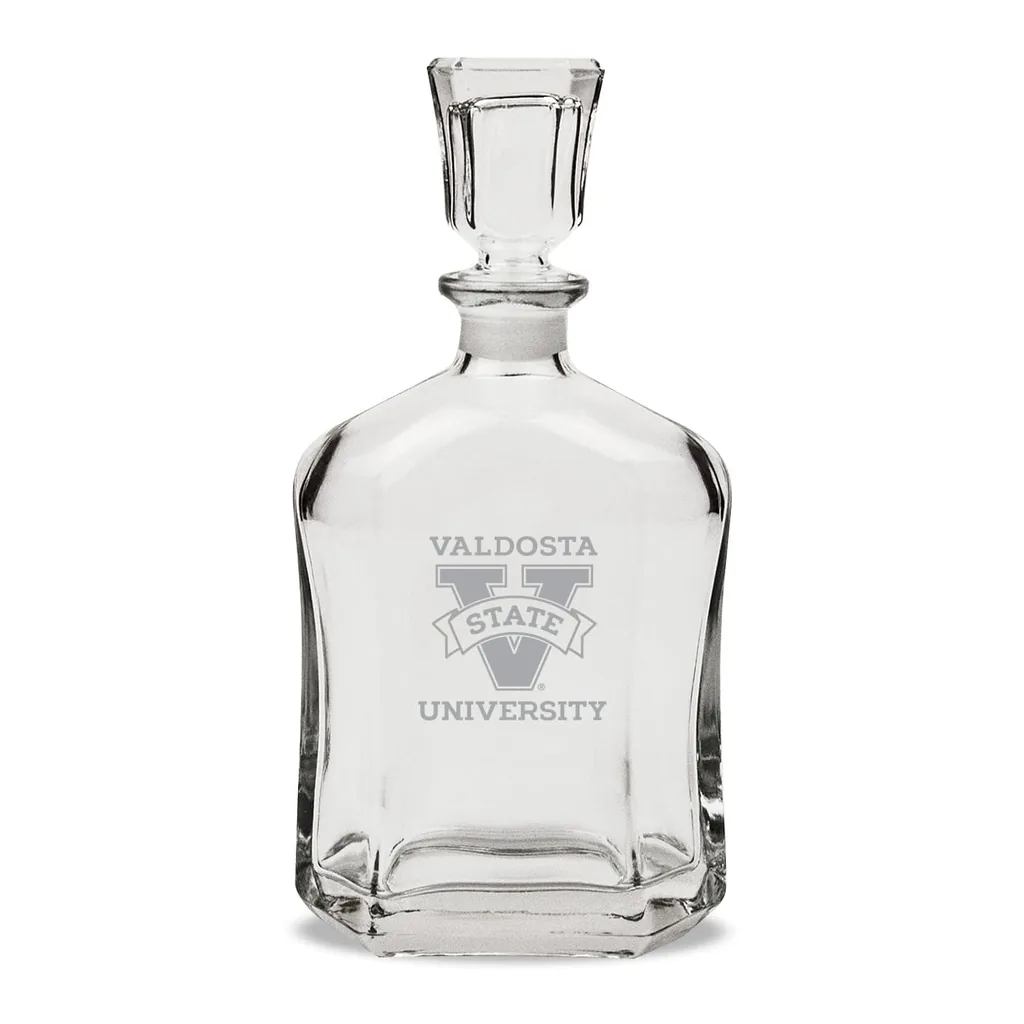 412016f9-12a3-4eee-bfdf-fcebf66ca04f.jpg Jardine - Valdosta State Blazers 23.75oz. Crystal Whiskey Decanter - Multicolor
