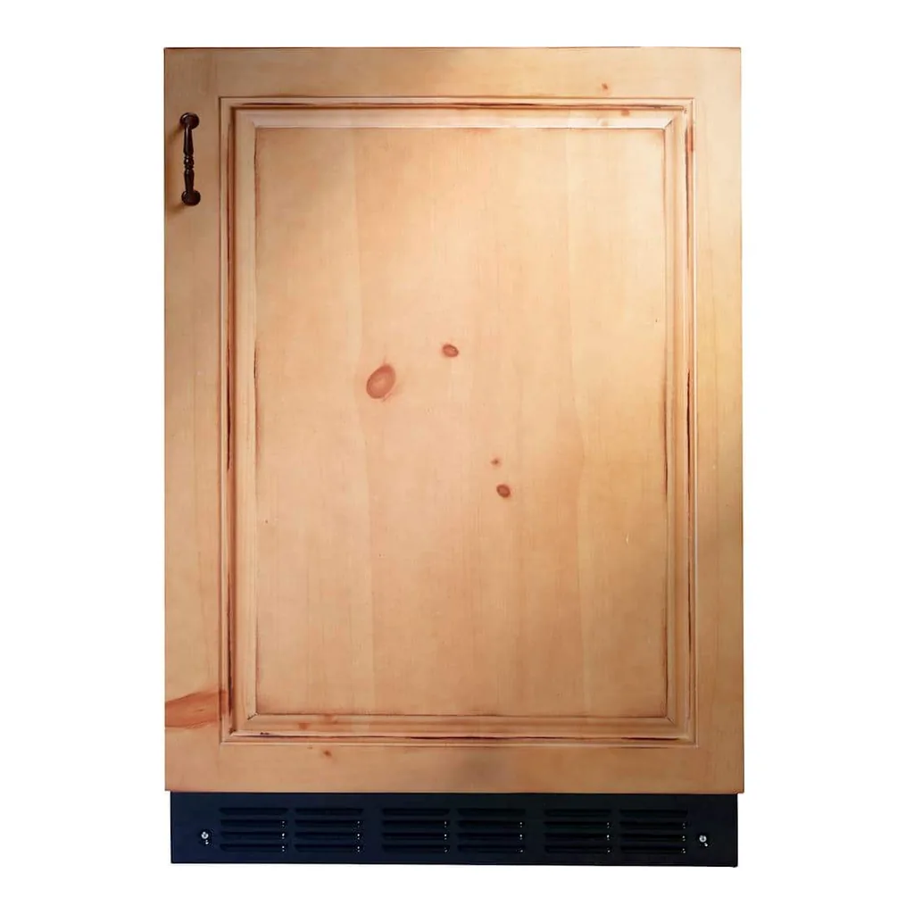 4330638_sd.jpg Monogram - 4.3 Cu. Ft. Built-In Mini Fridge with Automatic Icemaker on Full-Extension Slides - Custom Panel Ready