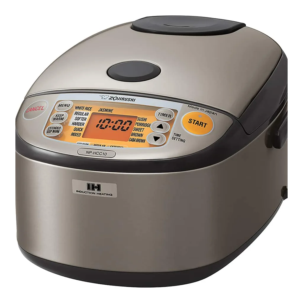 4331765_rd.jpg Zojirushi NP-HCC10XH 5.5 Cup Induction Heating Rice Cooker – Stainless Steel Gray