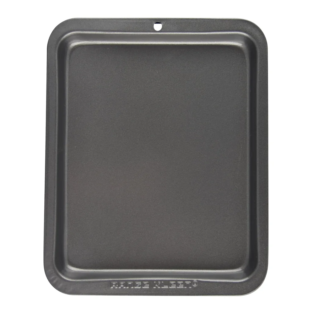 4389b3ee-586a-4675-9821-005d80502b10.jpg Range Kleen - B24TC Nonstick Toaster Oven Cookie Sheet, 8 x 10 Inch - Alluring grey color