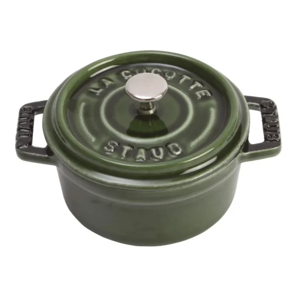 438af5ec-7e31-4048-92bb-e30db11cd793.jpg Staub - Cast Iron 0.25-qt Mini Round Cocotte - Basil