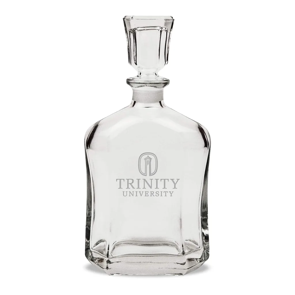 43f224b5-fb11-43a5-a8c6-bac1e9fce6e4.jpg Jardine - Trinity Tigers 23.75oz. Crystal Whisky Decanter - Multicolor