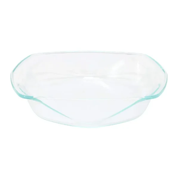 44c2c110-a79b-4237-8f1e-a497bc1672b0.jpg Gibson - Soho Lounge Carnegie Hill 12 inch x 10 Inch x 2.6 Inch Tempered Glass Roaster Pan with Built in Handles - Clear