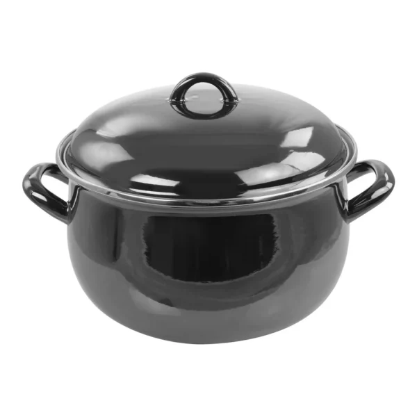 4505d846-831b-4309-a981-4f0673f9723b.jpg Gibson - 6.5 Quart Steel Casserole with Lid - Silver