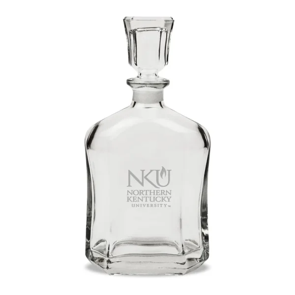 45c81278-55af-4073-b5d4-42d49fd3ee9a.jpg Jardine - Northern Kentucky University Norse Team Design 23.75oz. Crystal Whiskey Decanter - Multicolor