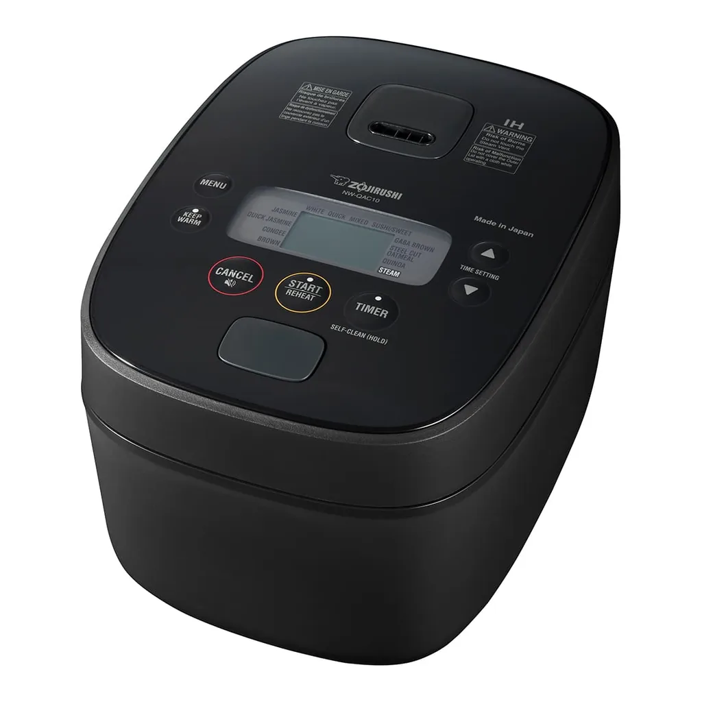 466dc254-e9cc-4b4b-af80-dd76d8c255e1.jpg Zojirushi NW-QAC10BA Induction Heating Rice Cooker & Warmer - 5.5 Cup – Black