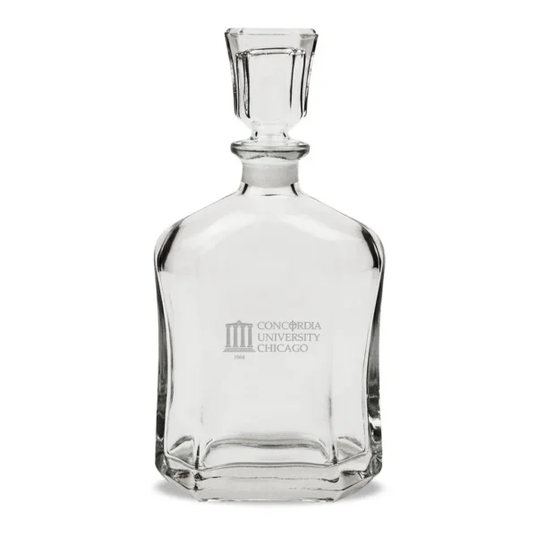 468e486c-1669-4cc5-ac26-a399326e006a.jpg Jardine - Concordia University (IL) Cougars 23.75oz. Crystal Whisky Decanter - Multicolor