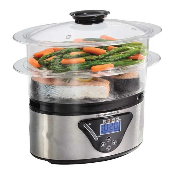 4742504_ra.jpg Hamilton Beach 37530Z 5.5-Quart Digital Steamer – Silver