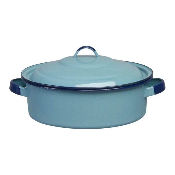 49f44cbb-7047-4f9b-a6c1-393574a9d616.jpg Granite Ware - Casserole Dish, 5 Qt - Turquoise Blue