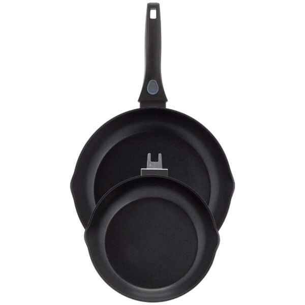 4a57967b-f88f-47a1-a0dd-b2ba2c9e33ea.jpg Oster - Smarthandle Advance 3 Piece Nonstick Aluminum Frying Pan Set - Black
