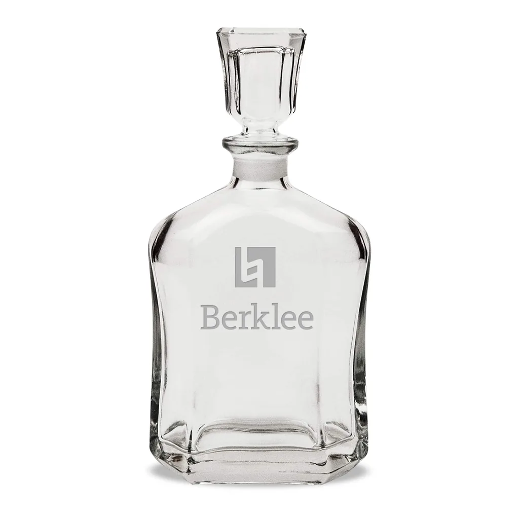 4bb725ce-b543-4758-81c0-52aced8abe95.jpg Jardine - Berklee College of Music 23.75oz. Crystal Whisky Decanter - Multicolor