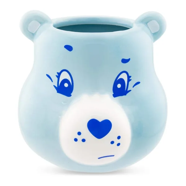 4bdaccaf-159f-4a42-b611-2b89617e786a.jpg Silver Buffalo - Care Bears Grumpy Bear Sculpted Ceramic Mini Mug | Holds 3 Ounces - Blue