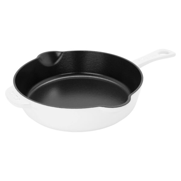 4c2a087b-7ad5-45c3-8ca5-95a11f281261.jpg Staub - Cast Iron 8.5-inch Traditional Deep Skillet - White
