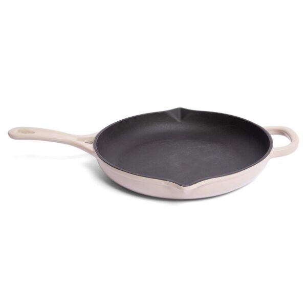 4c2d65f3-ad6b-4872-8b49-7386785a5e86.jpg Larder & Vine - 10 in Enameled Cast Iron Skillet - Stone