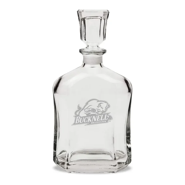 4d54b437-de52-49c2-bef1-7e132ad36766.jpg Jardine - Bucknell Bison 23.75oz. Crystal Whisky Decanter - Multicolor