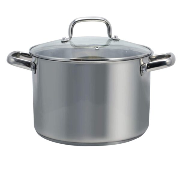 4f57caca-2aed-410d-a45d-3e8b22a188d4.jpg Oster - Adenmore 8 Quart Stainless Steel Stock Pot with Tempered Glass Lid - Silver