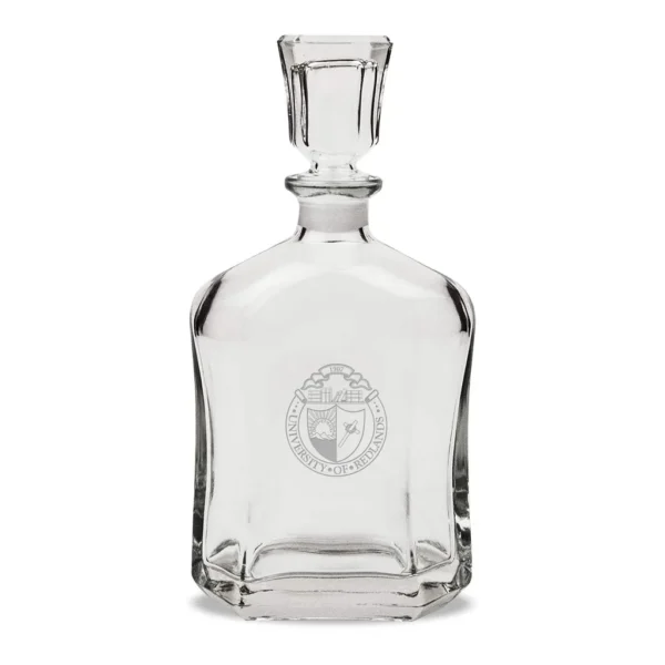 510f6a0a-578c-4d06-99db-0418e7d904d8.jpg Jardine - University of Redlands Bulldogs 23.75oz. Crystal Whisky Decanter - Multicolor