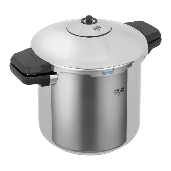 527f3f9f-ff72-494d-83c9-fa05310498a3.jpg Kuhn Rikon 30941 Duromatic INOX Dual handle Stovetop Pressure Cooker, 7.4-Quart – Silver