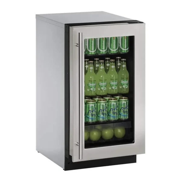 5424613_rd.jpg U-Line - 2000 Series 3.6 Cu. Ft. Built-In Mini Fridge - Stainless Steel