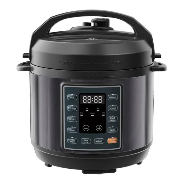 54580474-f5ba-4d67-9c2f-6acd92a2f4be.jpg Sweet BBSW-YL8QTSR 3QT Electric Pressure Cooker, 10-in-1 Multi Cooker, Small Programmable Stainless Steel Pot and Ceramic Inner Pot – Black