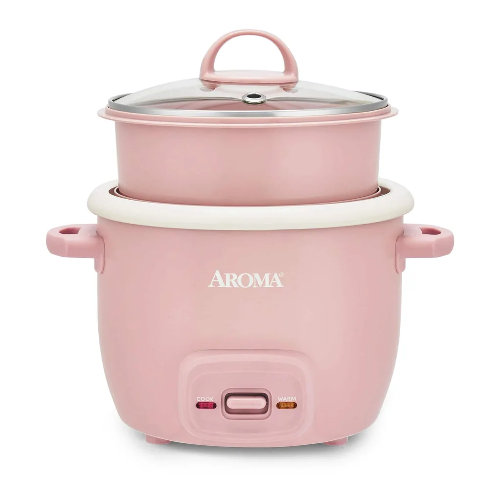 546ef5f0-4c17-419f-adc9-fac9eca2d2b7.jpg AROMA ARC-802CU Refurbished Excellent - AROMA® 4-Cup Rice Cooker & Food Steamer with Bonded Granite® Nonstick Ceramic & Pop-Up Steam Tray – Blue