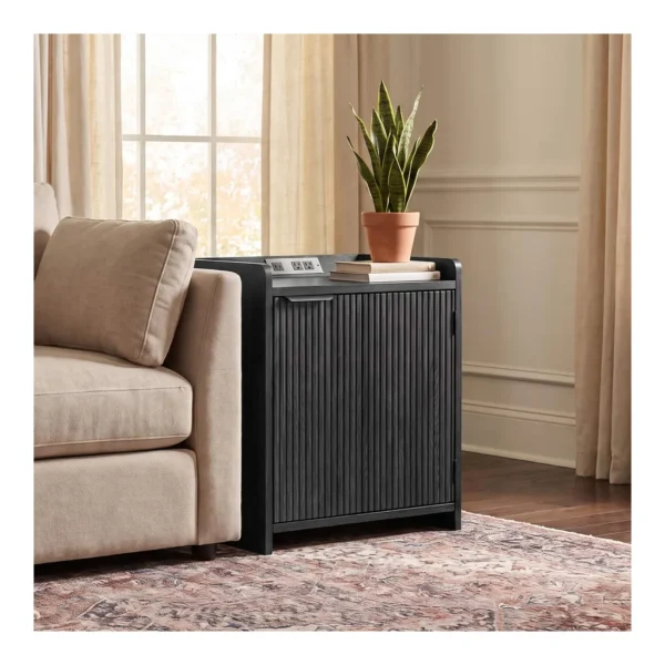 55934649-4a68-4b14-a68d-bd562d45bf7b.jpg VAUXHILL & CO. - Holloway Refrigerated Endtable - Black