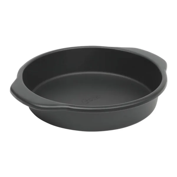 578741ee-3be1-465b-81f8-a4fec41224e8.jpg Oster - Teston Platinum Collection 9 Inch Nonstick Carbon Steel Cake Pan - Matte Black