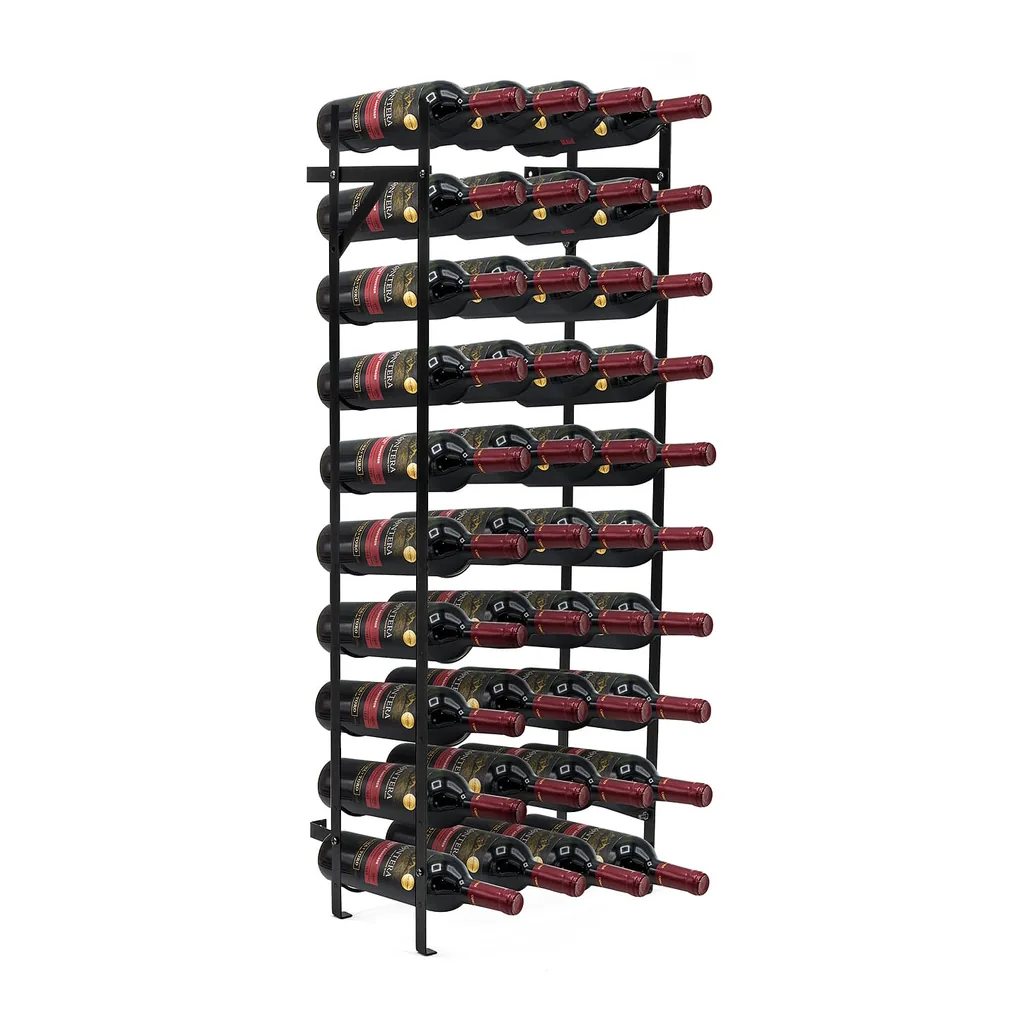 57f63cc3-083f-4bc7-befe-d7182f26542c.jpg Sorbus - Wine Rack Freestanding Floor - Wine Bottle Holder Holds 40 Bottles of Wine - 40 Bottle Capacity Wine Storage - Black