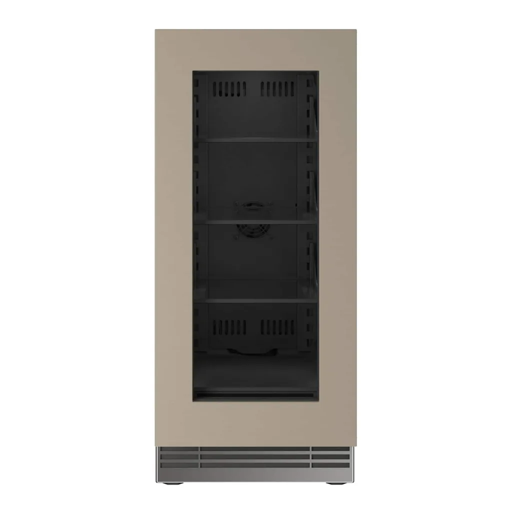 582df326-54a5-4c02-b843-ae725e991169.jpg U-Line - 15"W. 2.8 Cu.Ft. Built-In Panel Ready w. Glass Compact Refrigerator - Custom Panel Ready