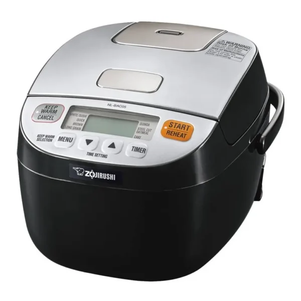 5900225_sd.jpg Zojirushi NL-BAC05SB Micom 0.5-Quart Rice Cooker – Silver/Black