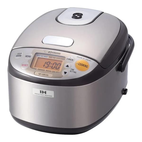 5900231_rd.jpg Zojirushi NP-GBC05XT 3 Cup Induction Heating Rice Cooker – Stainless Steel Brown