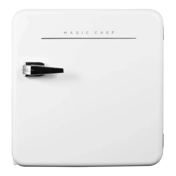 5be3fda0-f1a1-4492-a71c-a46c2a40f10e.jpg Magic Chef - 17.5 in. 1.6 cu. ft. Retro Mini Refrigerator, without Freezer - White