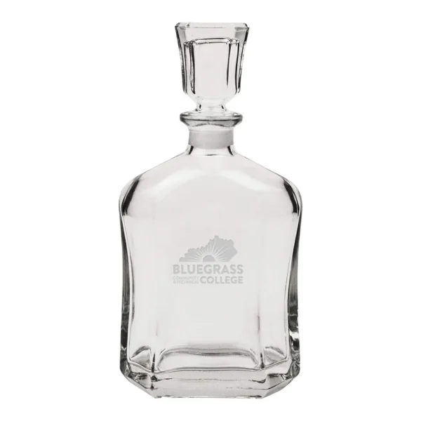 5c8f5c96-832f-4c21-9081-6afe7bf733f9.jpg Jardine - Bluegrass Community and Technical College 23.75oz. Crystal Whisky Decanter - Multicolor