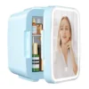 5d2ab1de-5e1a-41f9-972a-3c56e9b03139.jpg YASHE - Skincare Fridge, 4Liter/6 Cans Mini Fridge with Dimmable LED Light Mirror - White