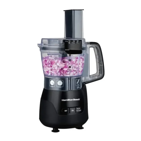 6084532_sd.jpg Hamilton Beach 70510 Stack & Snap 4-Cup Food Processor – Black/Transparent