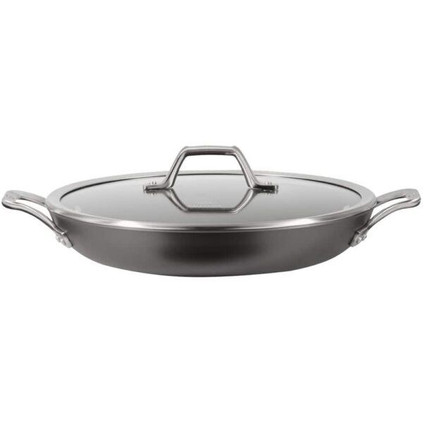 6338086_rd.jpg Calphalon - Signature 12" Everyday Pan - Black/Gray/Silver