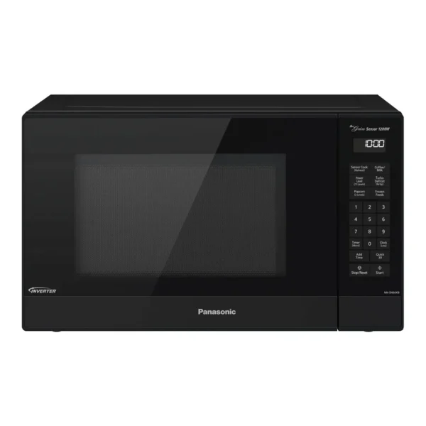6346470_sd.jpg Panasonic - 1.2 Cu. Ft. 1200 Watt SN66KB Microwave with Inverter and Genius Sensor - Black