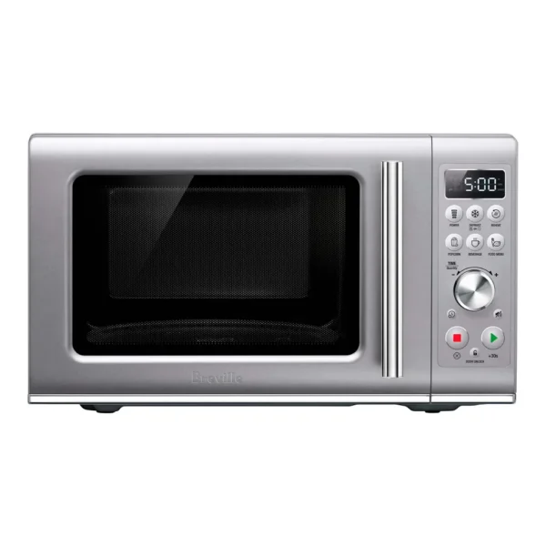 6362518_sd.jpg Breville - the Compact Wave Soft Close 0.9 Cu. Ft. Microwave - Silver