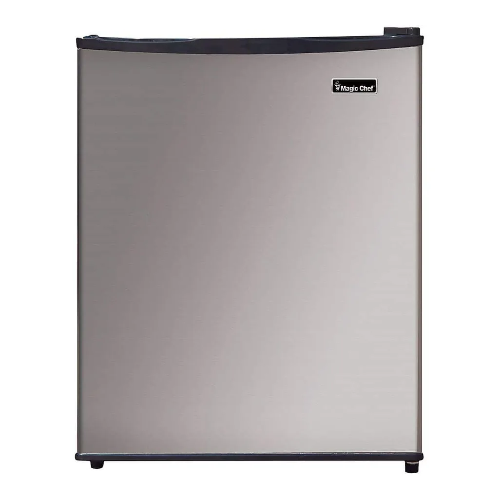 6373611_sd.jpg Magic Chef - 2.4 cu. ft. Mini Fridge - Stainless Steel
