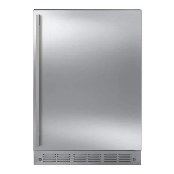 6393617_sd.jpg Monogram - 4.25 Cu. Ft. Mini Fridge with Automatic Ice Maker on Full-Extension Slides - Stainless Steel