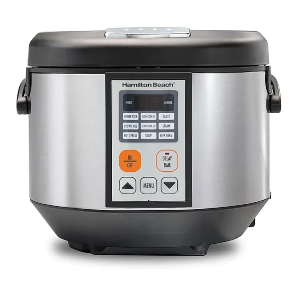 6404084_sd.jpg Hamilton Beach 37523 4.5 Quart Digital Multi Cooker – Stainless Steel