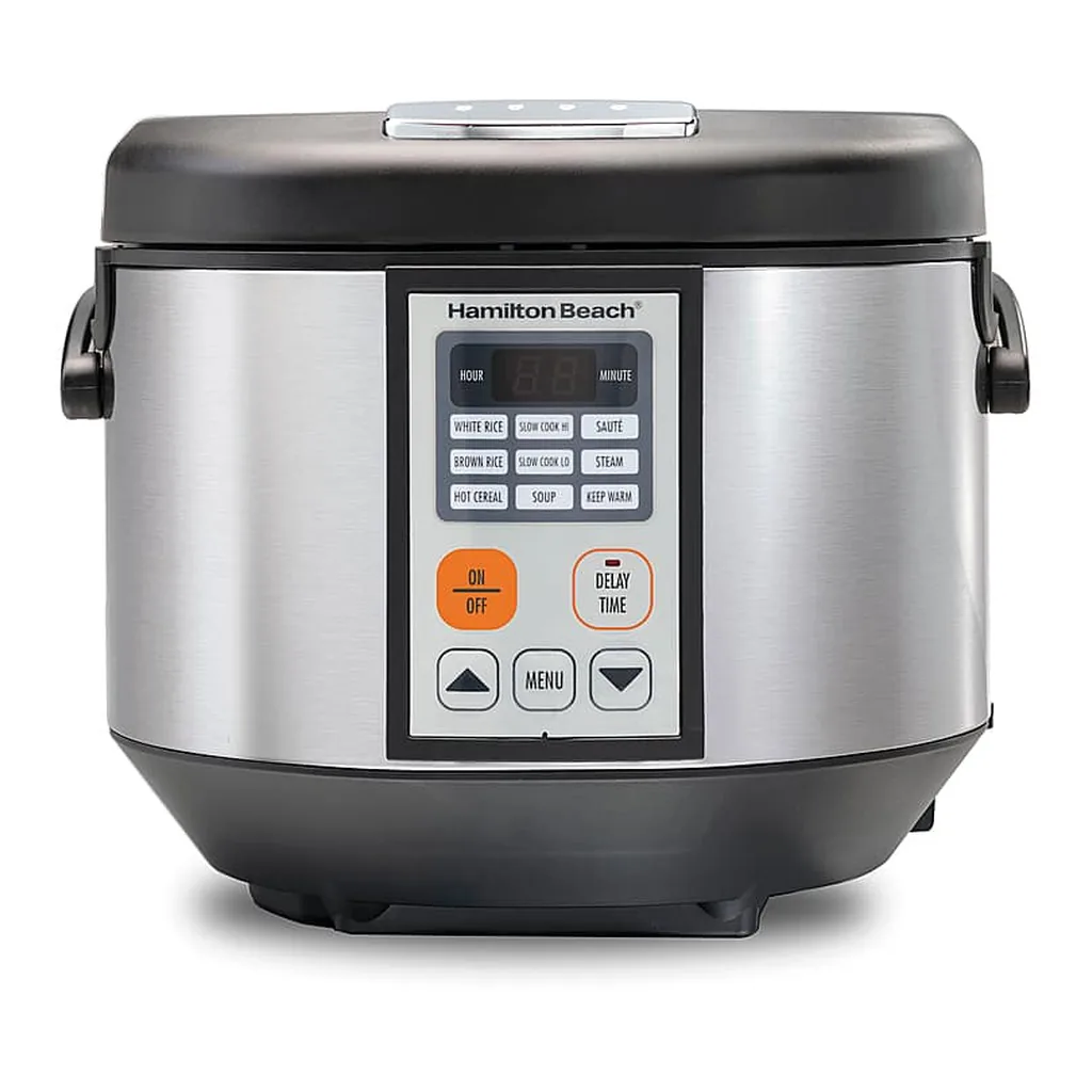 6404084_sd.jpg Hamilton Beach 37523 4.5 Quart Digital Multi Cooker – Stainless Steel