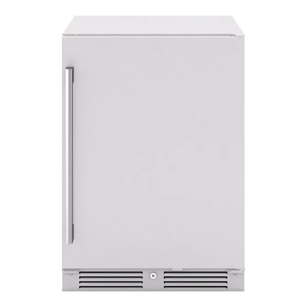 6411722_sd.jpg Zephyr - Presrv 24 in. 136-Can Single Zone Outdoor/Indoor Beverage Cooler - Stainless Steel Outdoor/Indoor